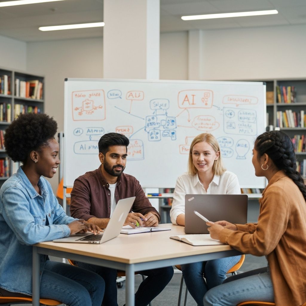 WAIA members having a discussion about AI safety